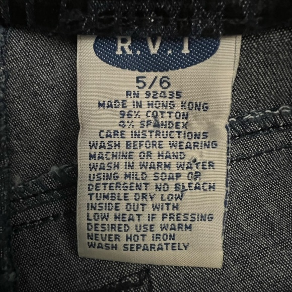 R.V.T serve piping hot, deep navy blue jeans - Picture 6 of 7